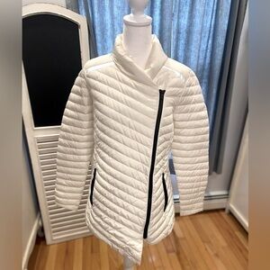 Athleta Ivory Puffer Coat